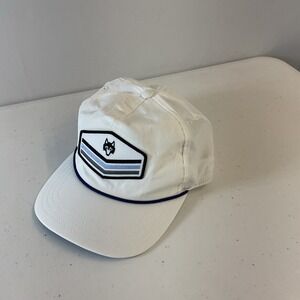 Greyson Hat Wolf Rope Performance Golf Snapback White Cap